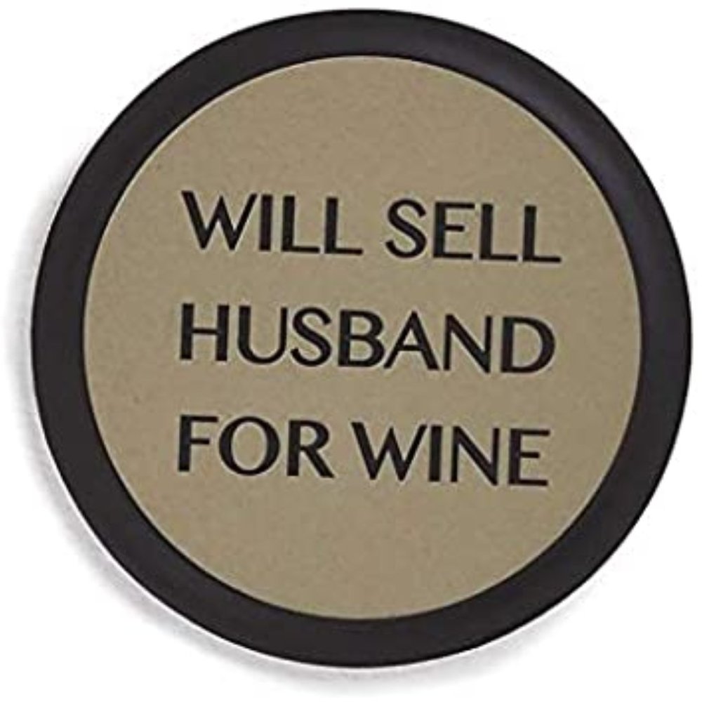 NWT coasters Mona B Home Goods Gift Wine Set of 4